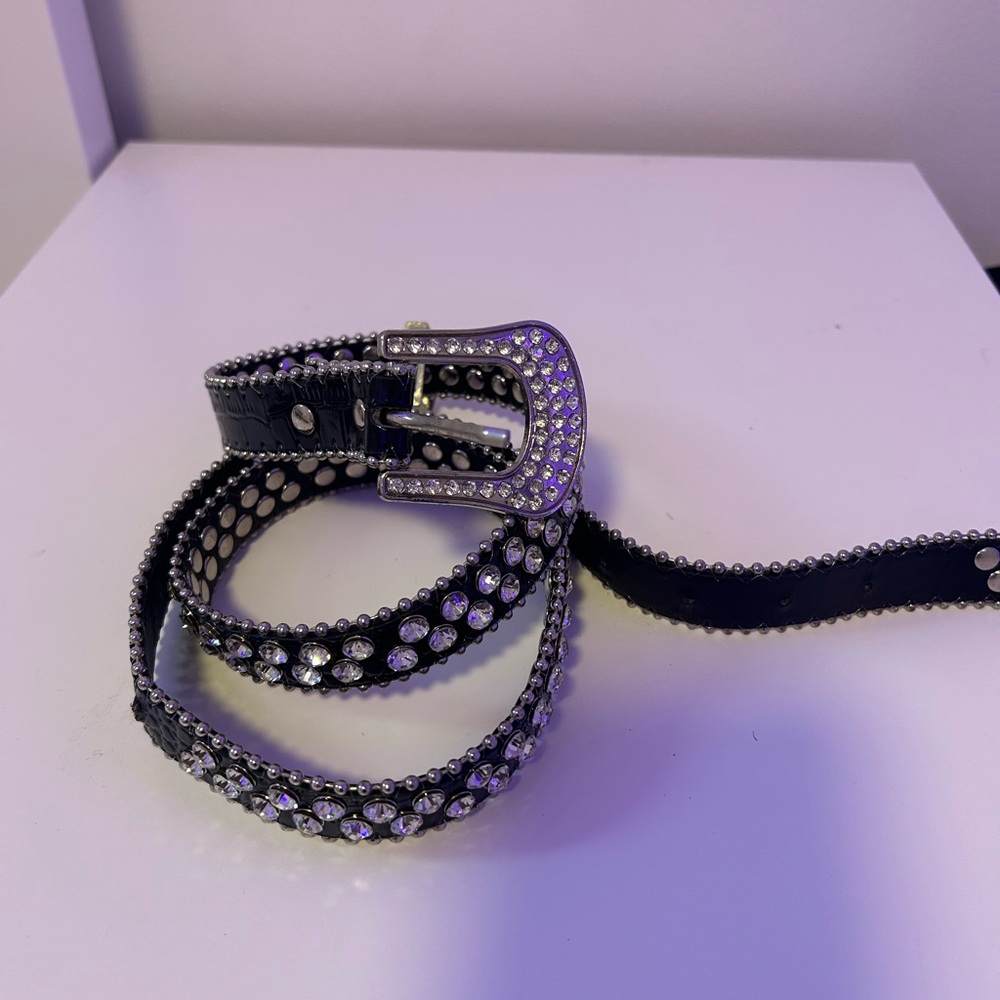 dimond grey bb belt